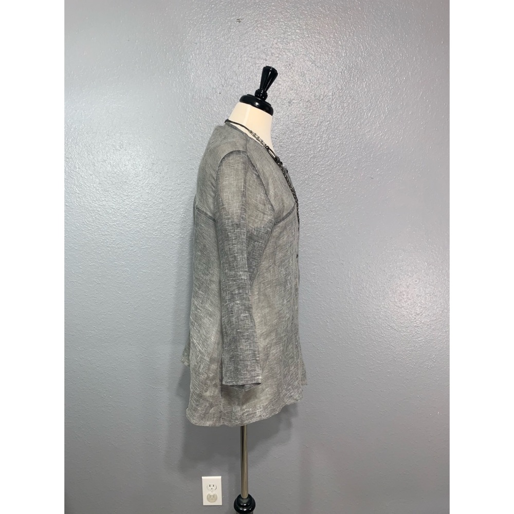EILEEN FISHER A Line Organic Linen Tunic XS - Picture 2 of 7